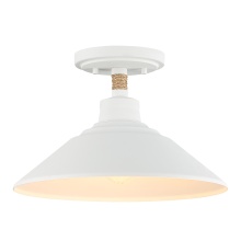 Golden 3318-SF NWT - Golden Lighting Journey 1-light Semi-Flush Mount in Natural White